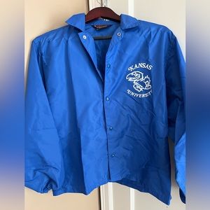 Vintage Kansas KU Jayhawks Jacket Dunbrooke Child 18/20